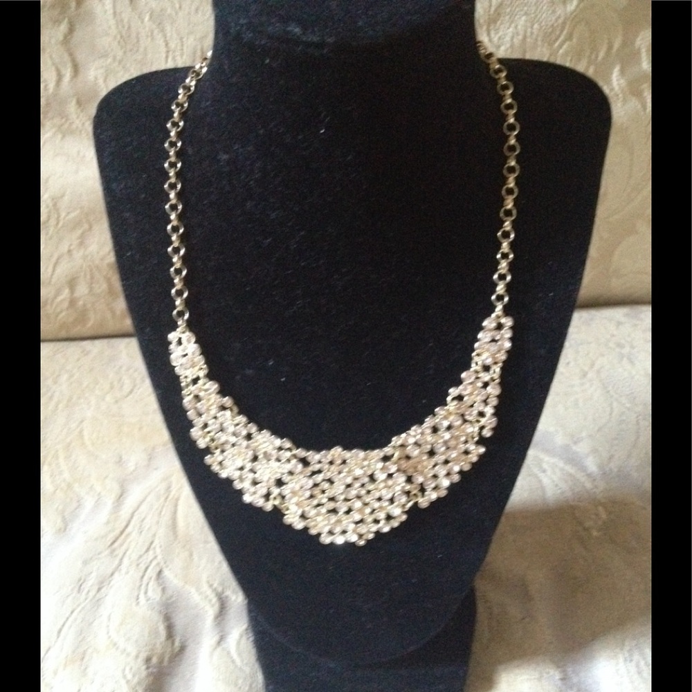New York and company Crystal statement necklace.